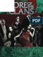 Vampire The Masquerade - 20th Anniversary - Lore of The Clans (7846321)