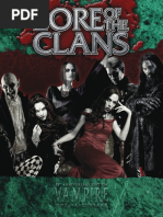 Vampire The Masquerade - 20th Anniversary - Lore of The Clans ...