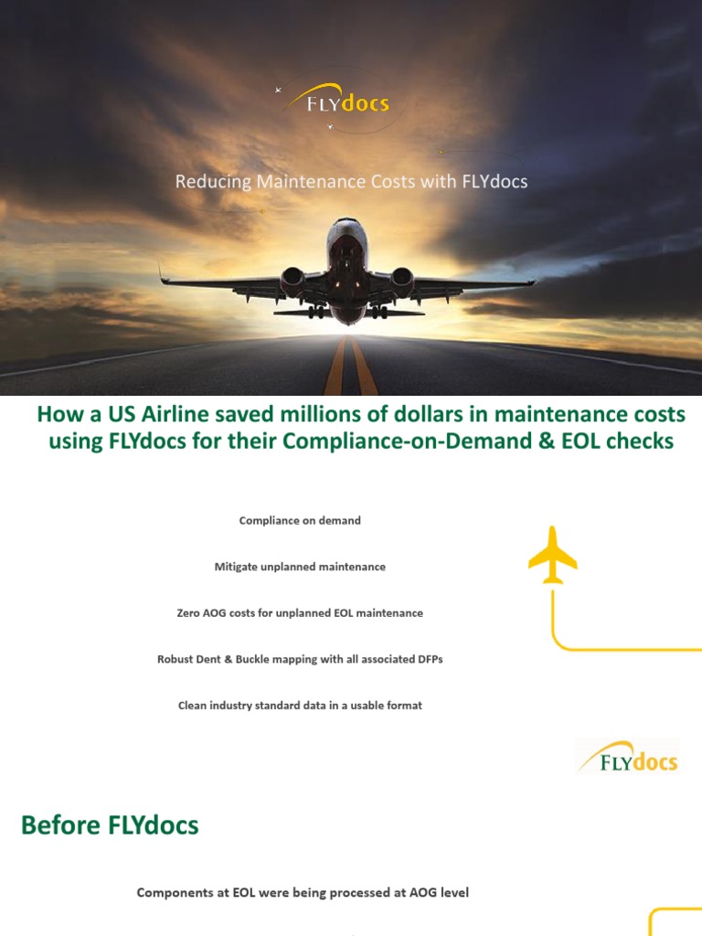 Reduce Airline Maintenance Costs | PDF | Information Technology ...