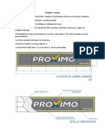 Requerimientos para Letrero