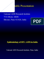 Roundtable Presentation: S Tripathy National AIDS Research Institute 73 G Block, MIDC Bhosari, Pune-411026, India