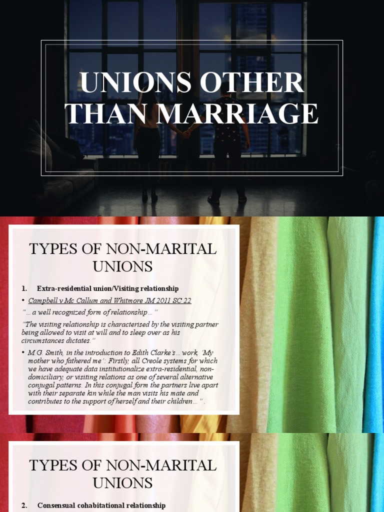 Non-Marital Unions in Trinidad & Tobago | PDF | Marriage | Husband
