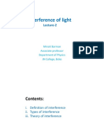 Interference of Light: Lecture-2