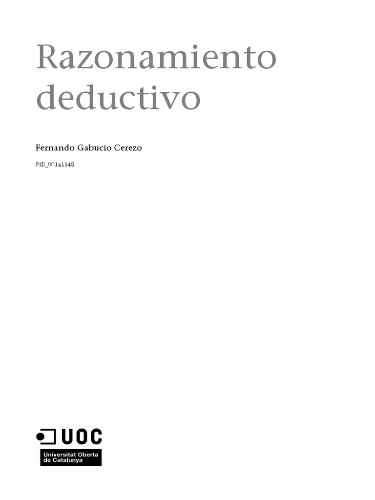 Inferencia Transitiva en Razonamiento | PDF | Razonamiento deductivo ...
