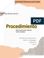 Cuadro Comparativo Procedimientos Civil, Mercantil Famiiar