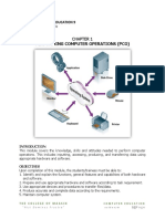 Chapter 1 Performing Computer Operations