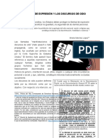 La Libertad de Expresión y Las Manifestaciones de Odio