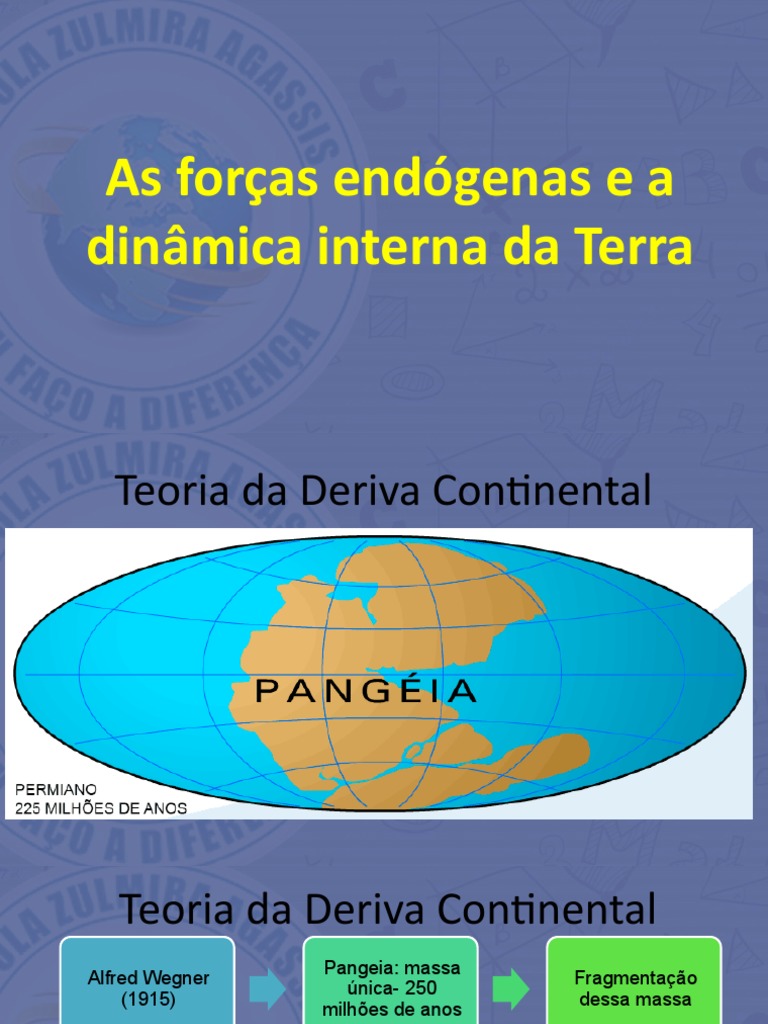 As Forças Endogenas e A Dinamica Interna Da Terra | PDF | Placas ...