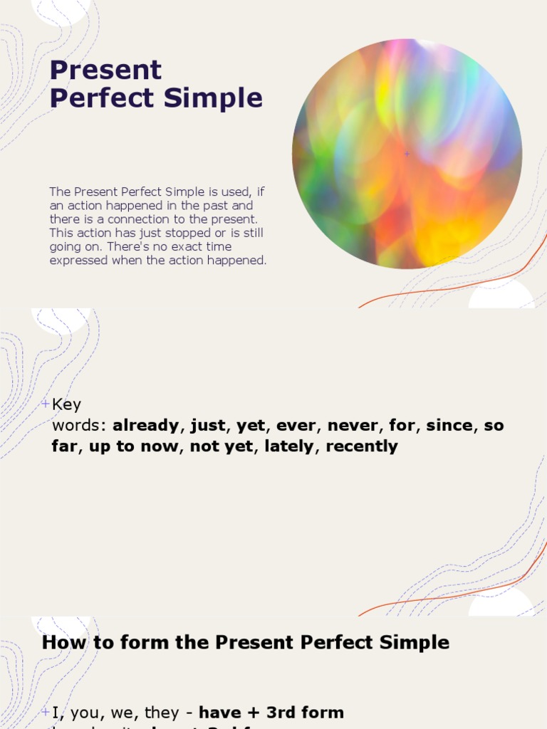 Present Perfect Simple Explained | PDF