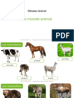 Neo Reseau Lexical Le Monde Animal