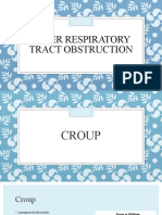 Upper Respiratory Tract Obstruction
