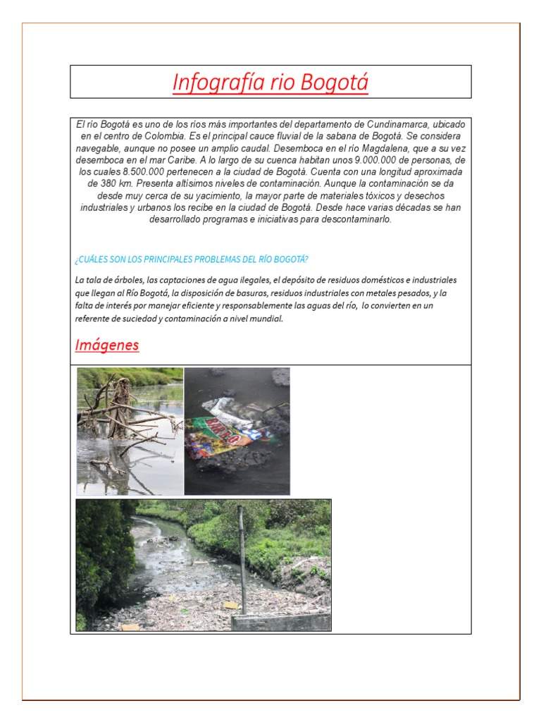 Infografía Rio Bogotá | PDF