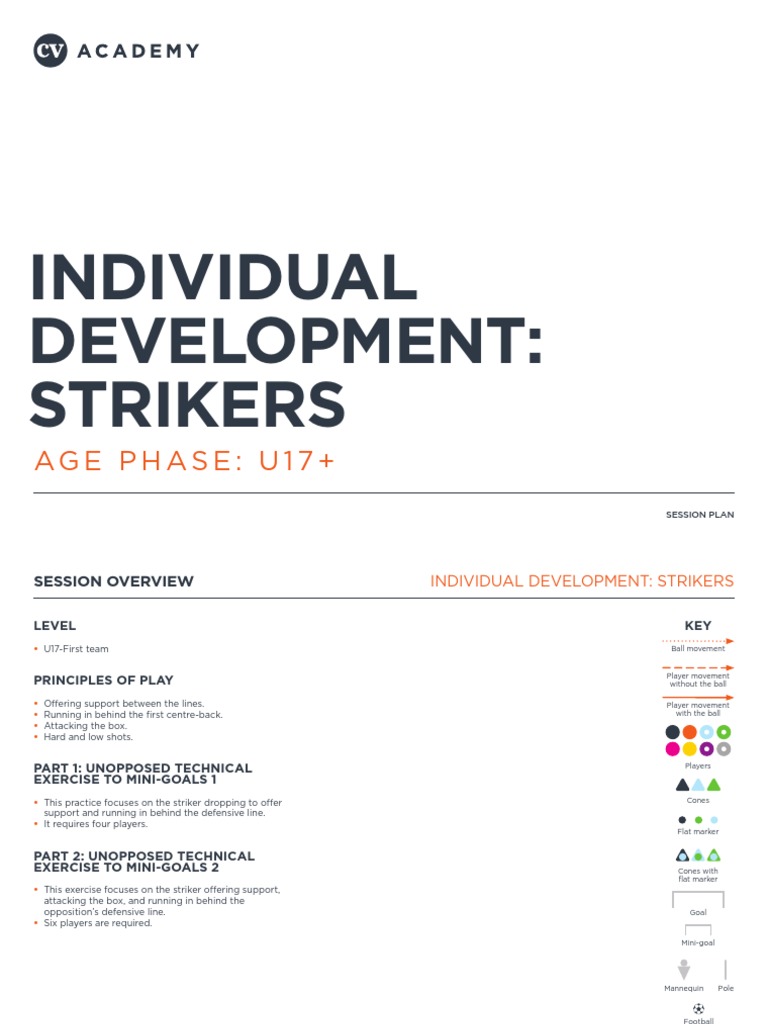 U17+ Striker Development Plan | PDF