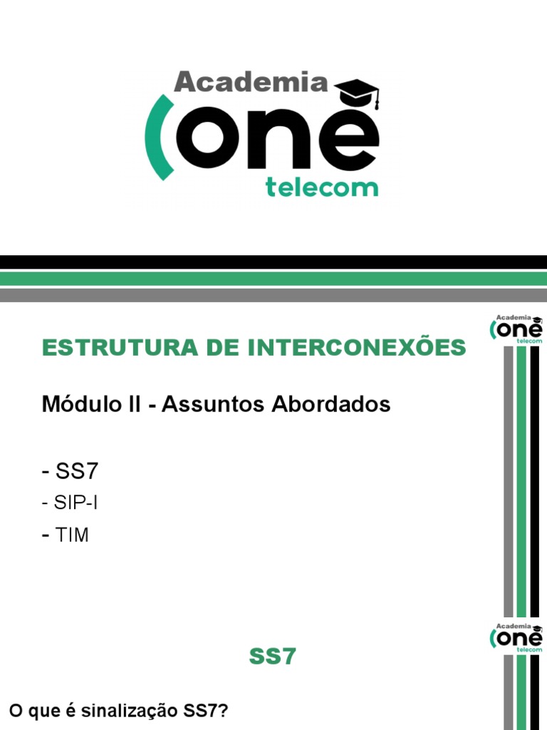 Interconexão SIP-I: One e TIM | PDF | Rede de computadores | Informática