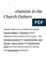 Trinitarianism in The Church Fathers - Wikipedia