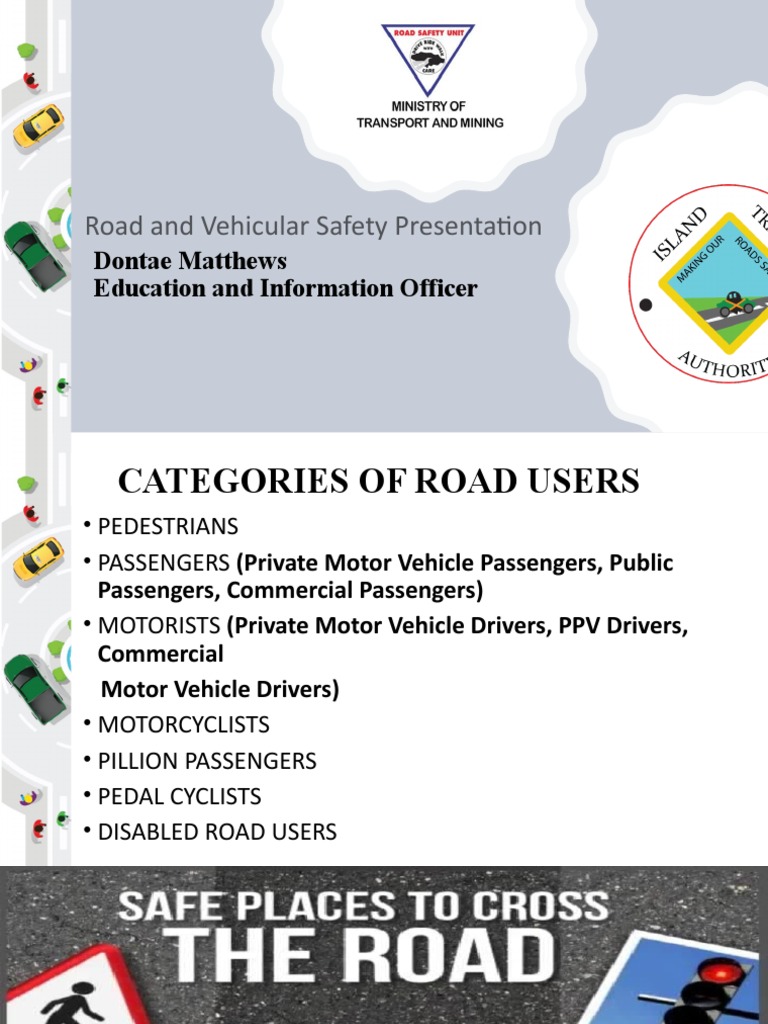 Road Safety for All Users | PDF | Road | Traffic