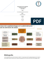 Usos de La Epidemiologia en La Administración de Los Servicios de Salud - Maria Santana