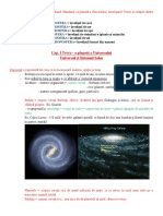 Cap. I Terra - o Planetă A Universului Universul Și Sistemul Solar