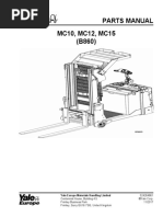 MC10, MC12, MC15 (B860) Parts Manual: Yale Europe Materials Handling Limited