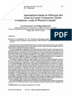 Coal Facies Interpretations Based on Lithotype and Maceral Variations in Lowe Cretacic (Gates Formation) Coals of Western Canada