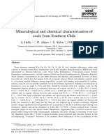 Mineralogical and Chemical Characterisation of Coal From Southern Chile