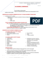 ACCIDENTENTE CEREBRO VASCULAR Isquemico y Hemorragico PDF