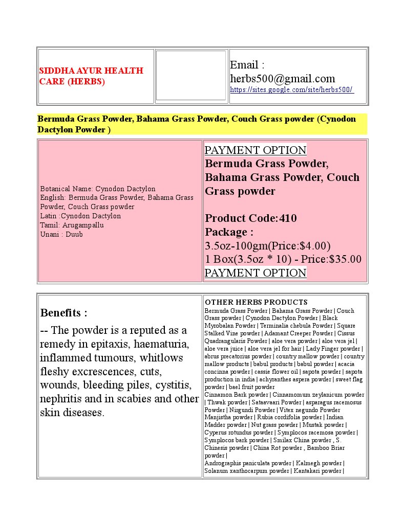 Ayurvedic Herbal Powders for Health | PDF | Ayurveda | Herbalism