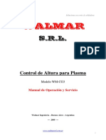 Manual Control de Altura Plasma WM-CG3 II