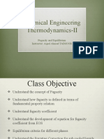 Fugacity and Equilibrium