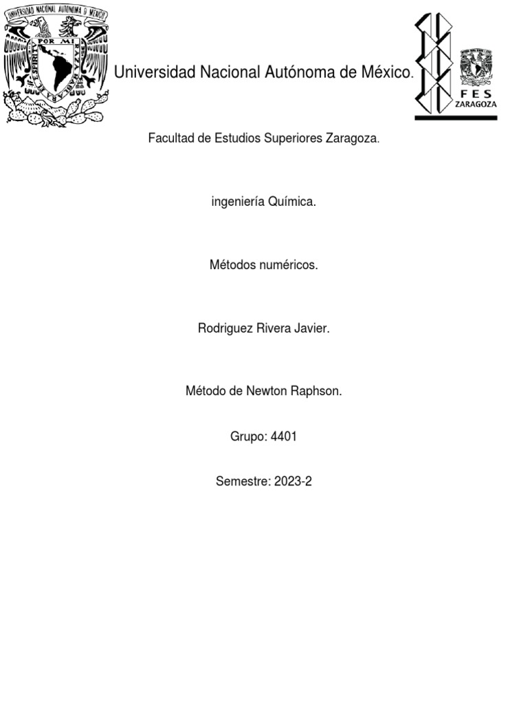 Newton Raphson Pdf