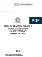 Guias de Practica Clinica y de Procedimientos en Obstetricia y Perinatologia INMP