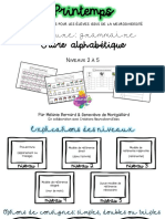 E 2.1 Printemps. Grammaire - Ordre Alphabétique