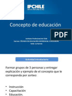 PPT Concepto de Educación