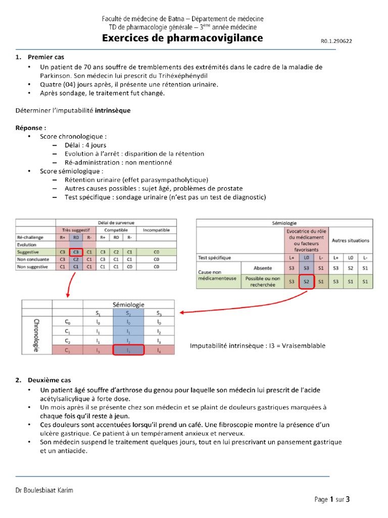 TD 04 - Pharmacovigilance | PDF