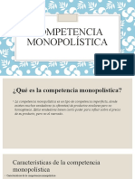 Competencia Monopolistica - Siapo