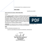 Carta de La Negociacion Colectiva N°007-2022