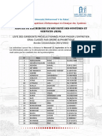 Liste Convoqués - Oral - 21 - 22 - M3S - 0