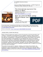 The International Journal of The History of Sport