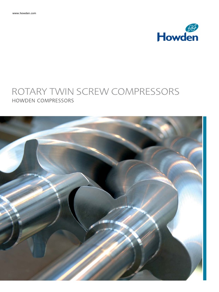 Howden Rotary Twin Screw Compressors | PDF | Chemistry | Gas Technologies