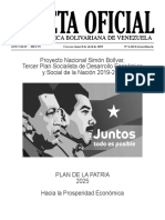 Venezuela - Plan de La Patria 2019-2025 (2019)