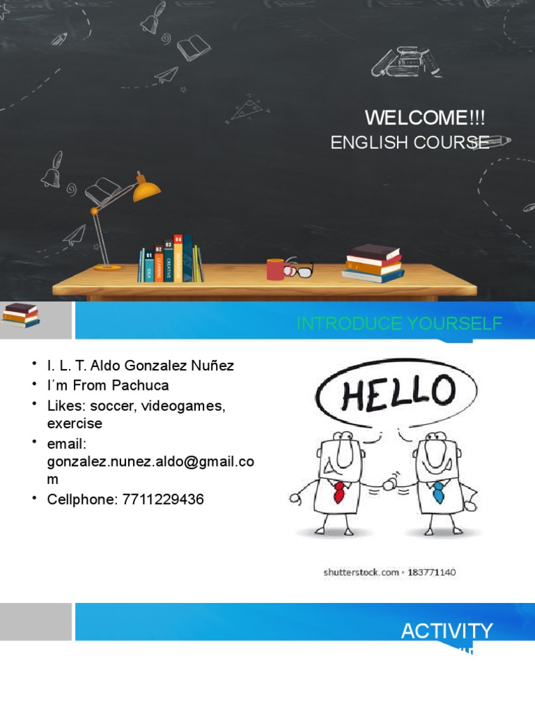 English Course: Numbers and Greetings | PDF | Color | Grandparent