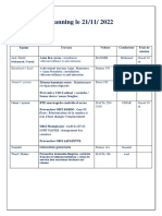 Planning Le 21