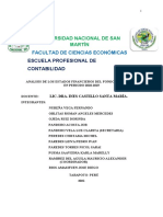 Comunicacion Informe de Los Estados Financieros Del Fondo Mi Vivienda en Periodo 2018-2019