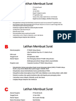 Latihan Membuat Surat (7 Soal)