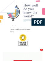 How Well Do You Know The World