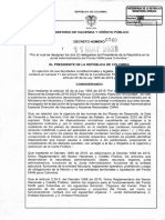 Decreto 0740 Mayo 11 2023