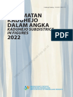 Kecamatan Kaduhejo Dalam Angka 2022