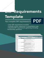 Erp Requirements Template PDF