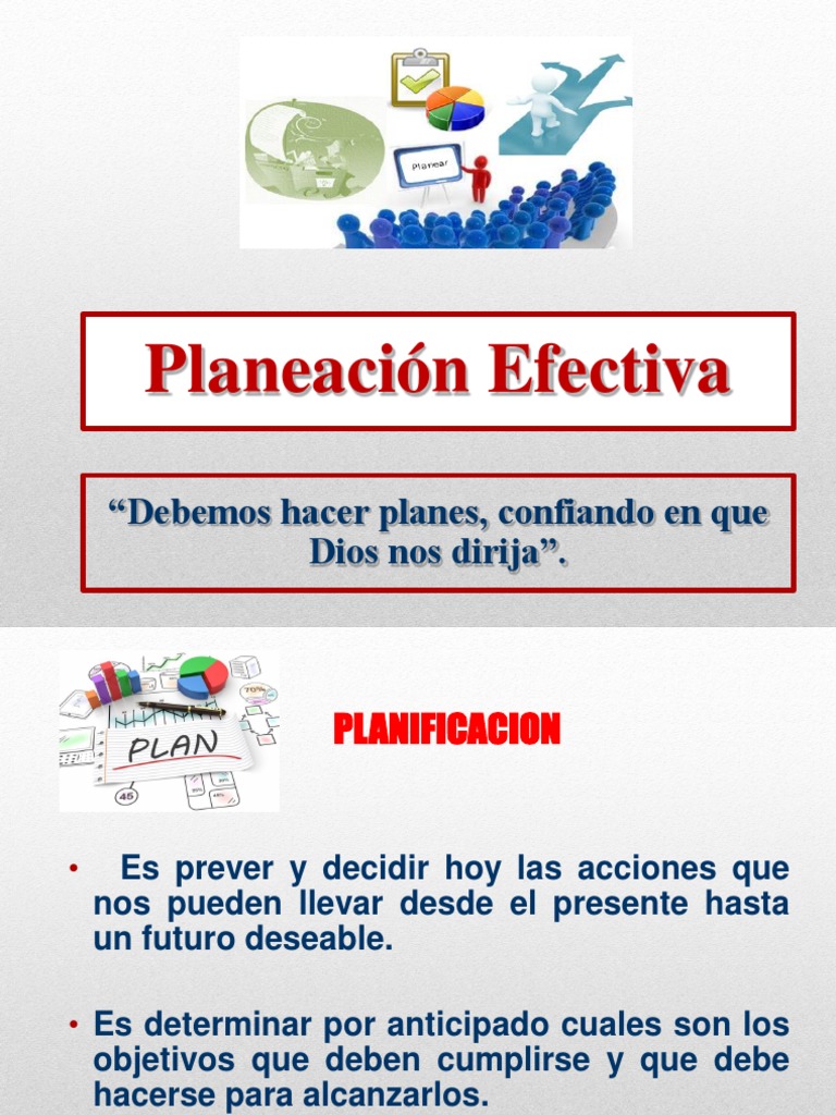 Planificación Efectiva | PDF | Planificación | Ciencia cognitiva