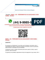 Atividade 2 - GQ - Ferramentas Da Qualidade e Seis Sigma - 52-2023